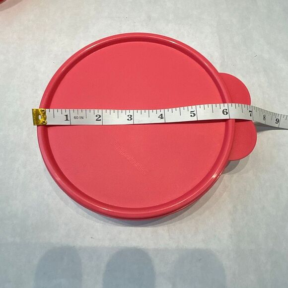 Tupperware Containers Bowls Lids Snack 500mL 6403B-3 2541D-3 Pink Orange SET 5 - Picture 5 of 6